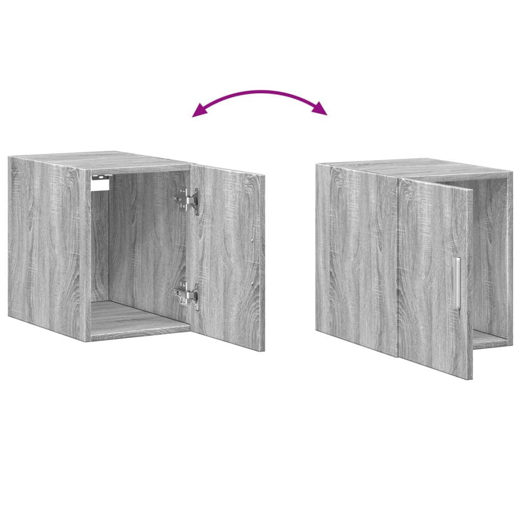 Wall Cabinet Grey Sonoma 30x42,5x40 cm Engineered Wood