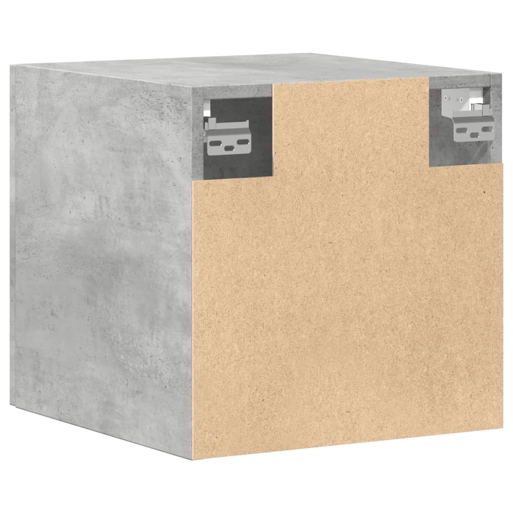 Wall Cabinet Concrete Grey 40x42.5x40 cm Engineered Wood