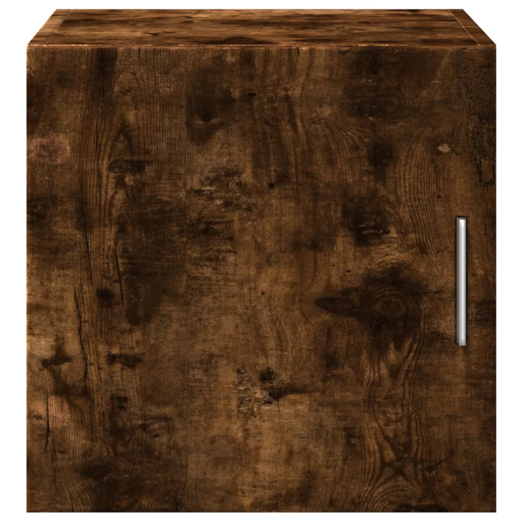 vidaXL Wall Cabinet Smoked Oak 40x42.5x40 cm Engineered Wood