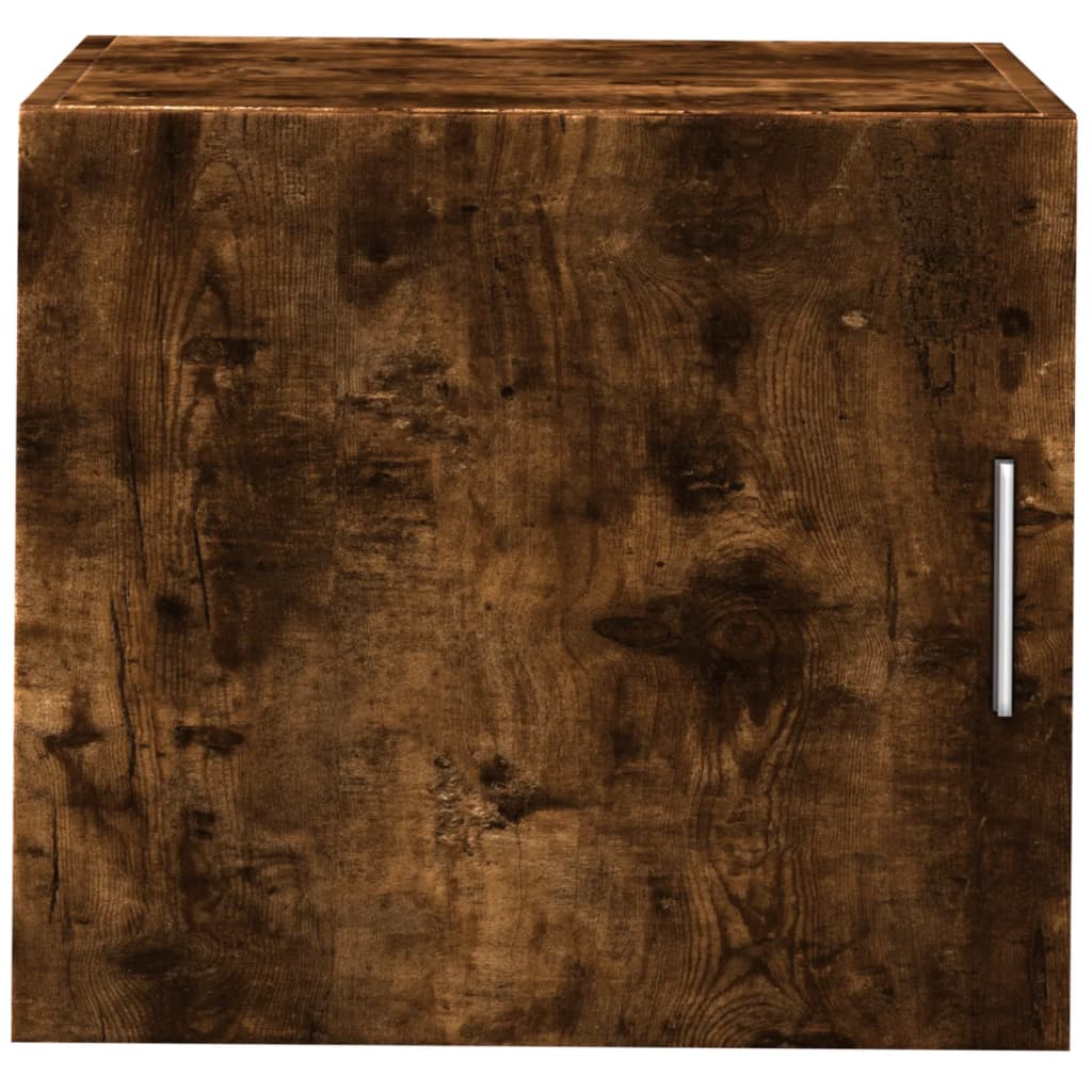 vidaXL Wall Cabinet Smoked Oak 45x42.5x40 cm Engineered Wood