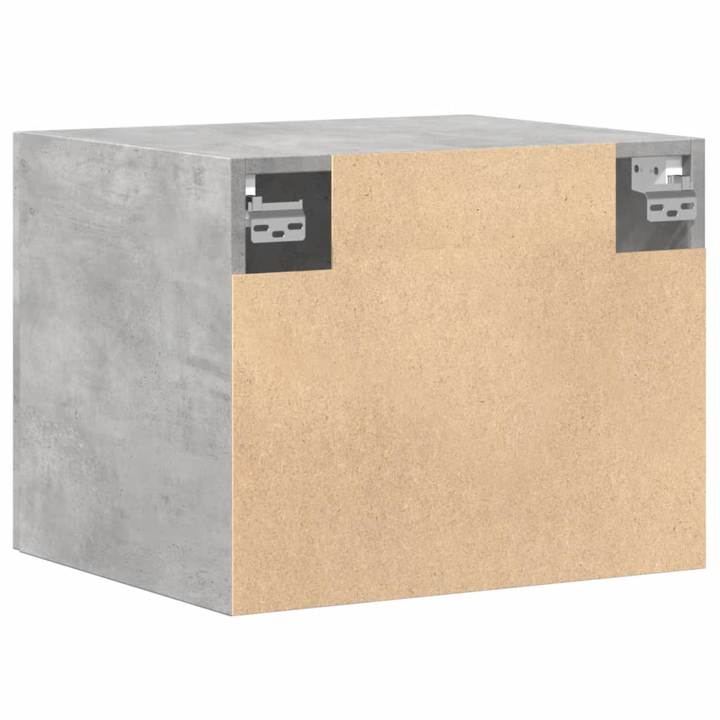 Wall Cabinet Concrete Grey 50x42,5x40 cm Engineered Wood