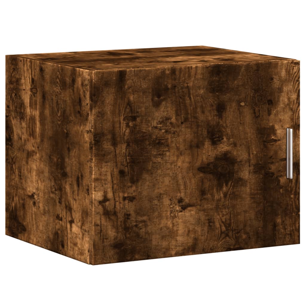 Wall Cabinet Smoked Oak 50x42,5x40 cm Engineered Wood