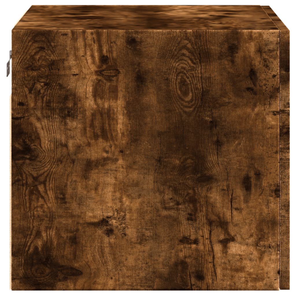 Wall Cabinet Smoked Oak 50x42,5x40 cm Engineered Wood