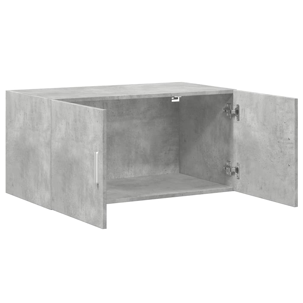 Wall Cabinet Concrete Grey 80x42,5x40 cm Engineered Wood