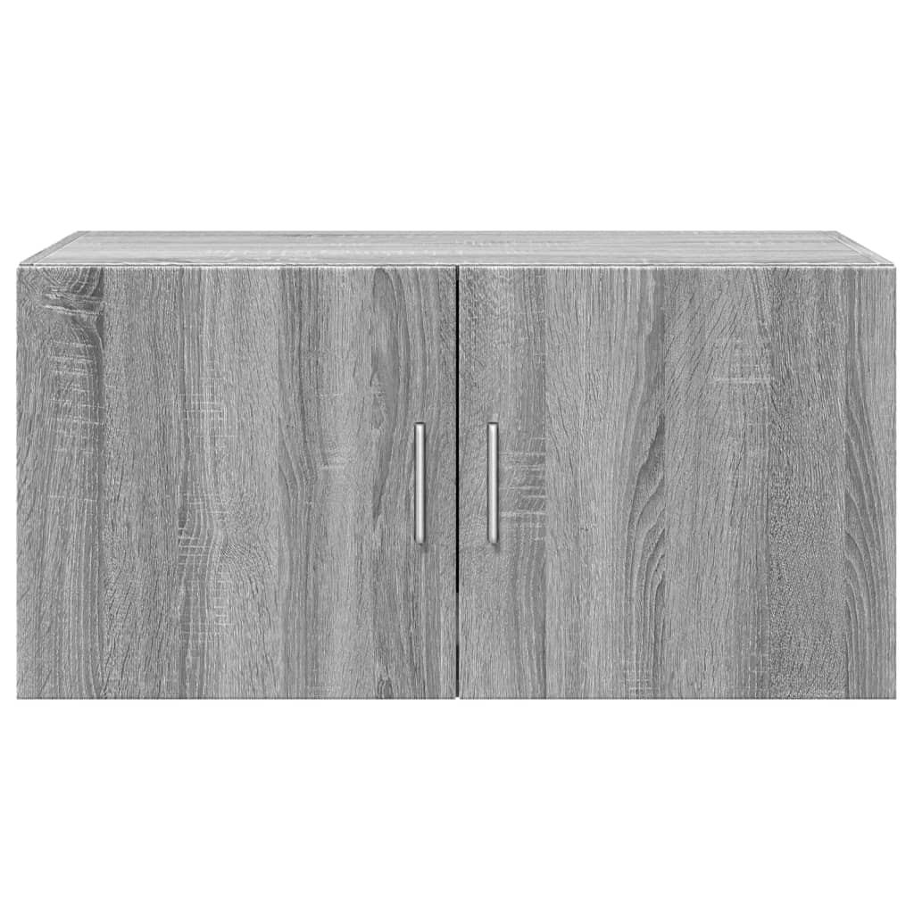 vidaXL Wall Cabinet Grey Sonoma 80x42.5x40 cm Engineered Wood