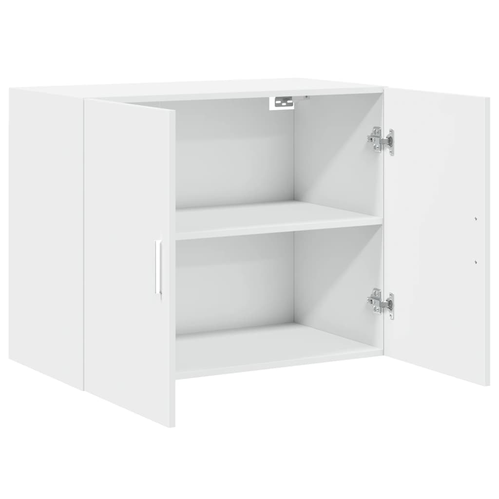 vidaXL Wall Cabinet White 80x42.5x64 cm Engineered Wood