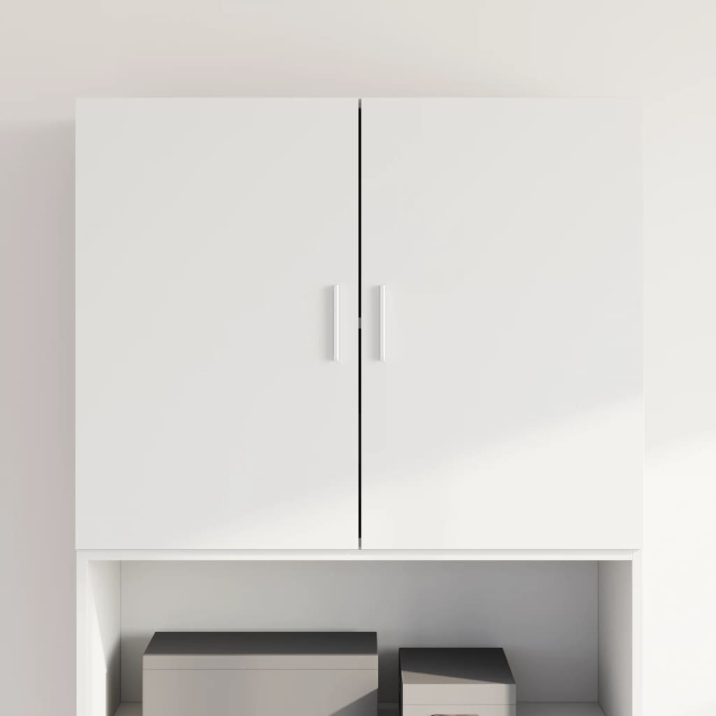 vidaXL Wall Cabinet White 80x42.5x64 cm Engineered Wood