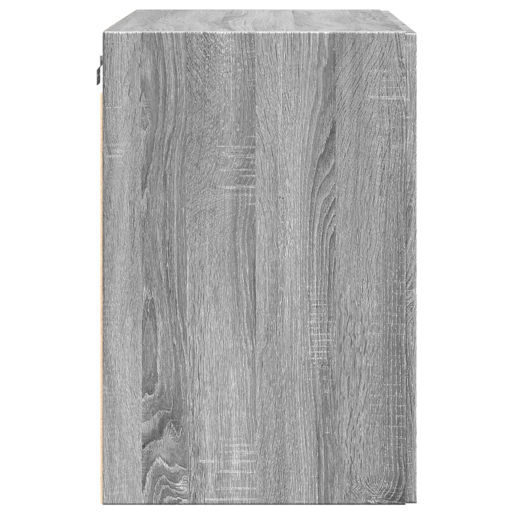 vidaXL Wall Cabinet Grey Sonoma 80x42.5x64 cm Engineered Wood