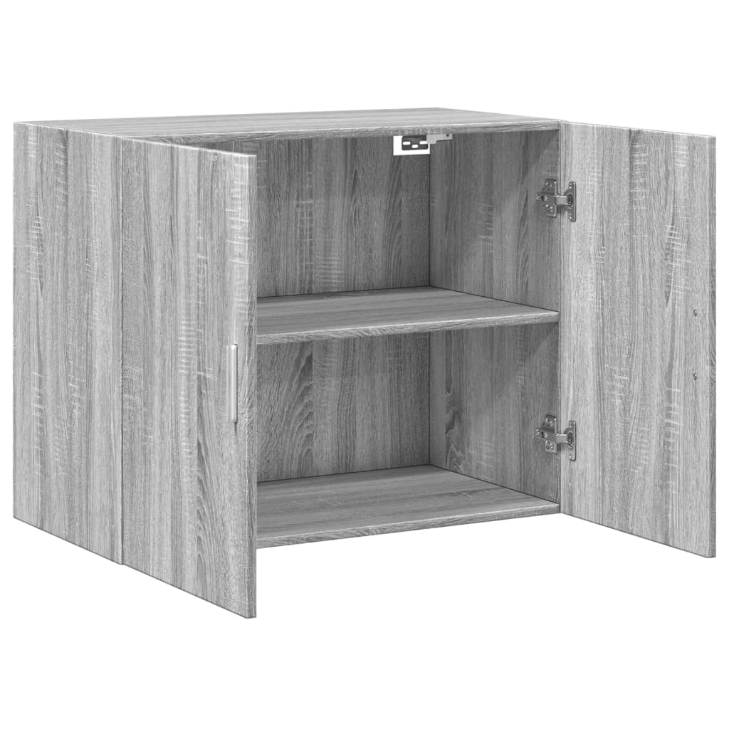 vidaXL Wall Cabinet Grey Sonoma 80x42.5x64 cm Engineered Wood