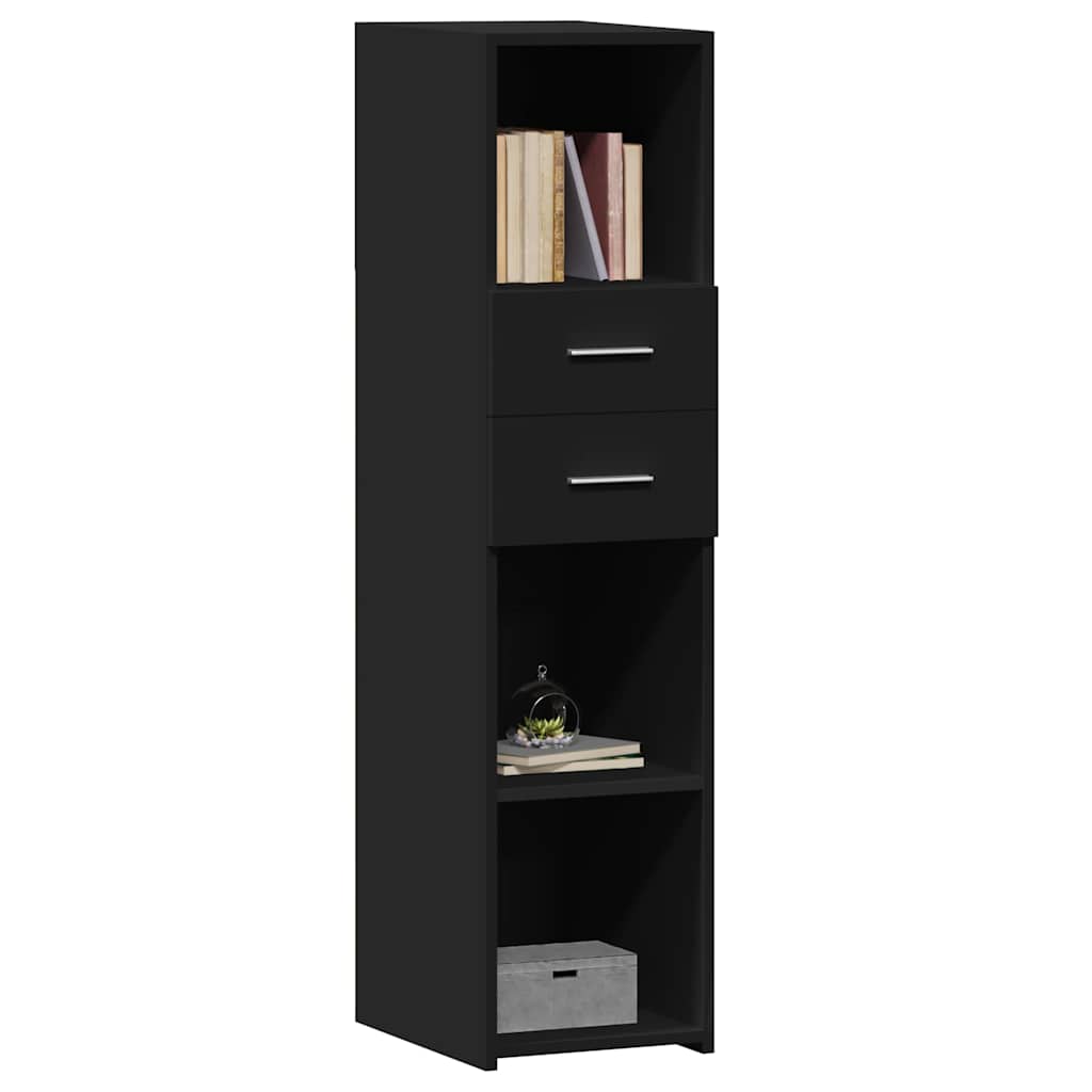 Highboard | Black | Engineered wood | Tall | Highboard | Rectangular