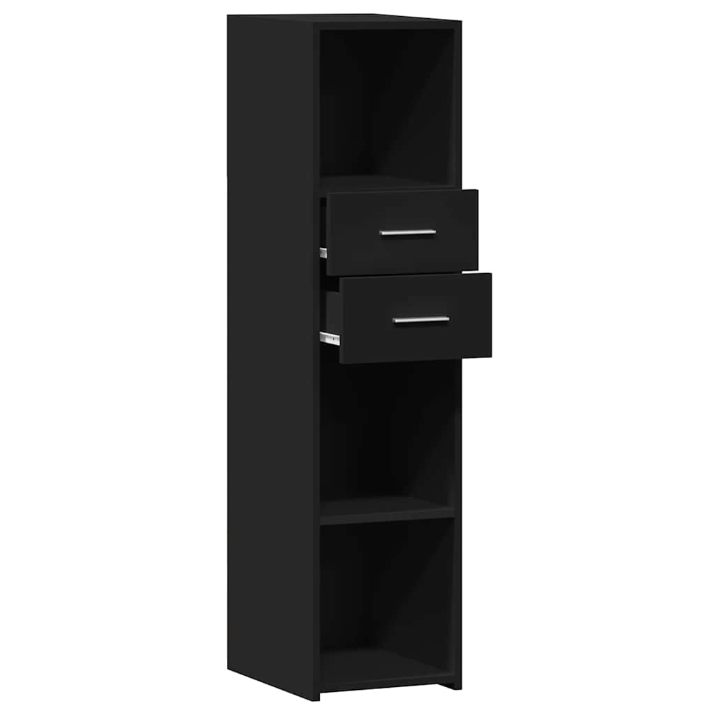Highboard | Black | Engineered wood | Tall | Highboard | Rectangular