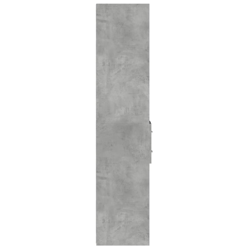 Highboard Concrete Grey 30x42.5x185 cm Engineered Wood