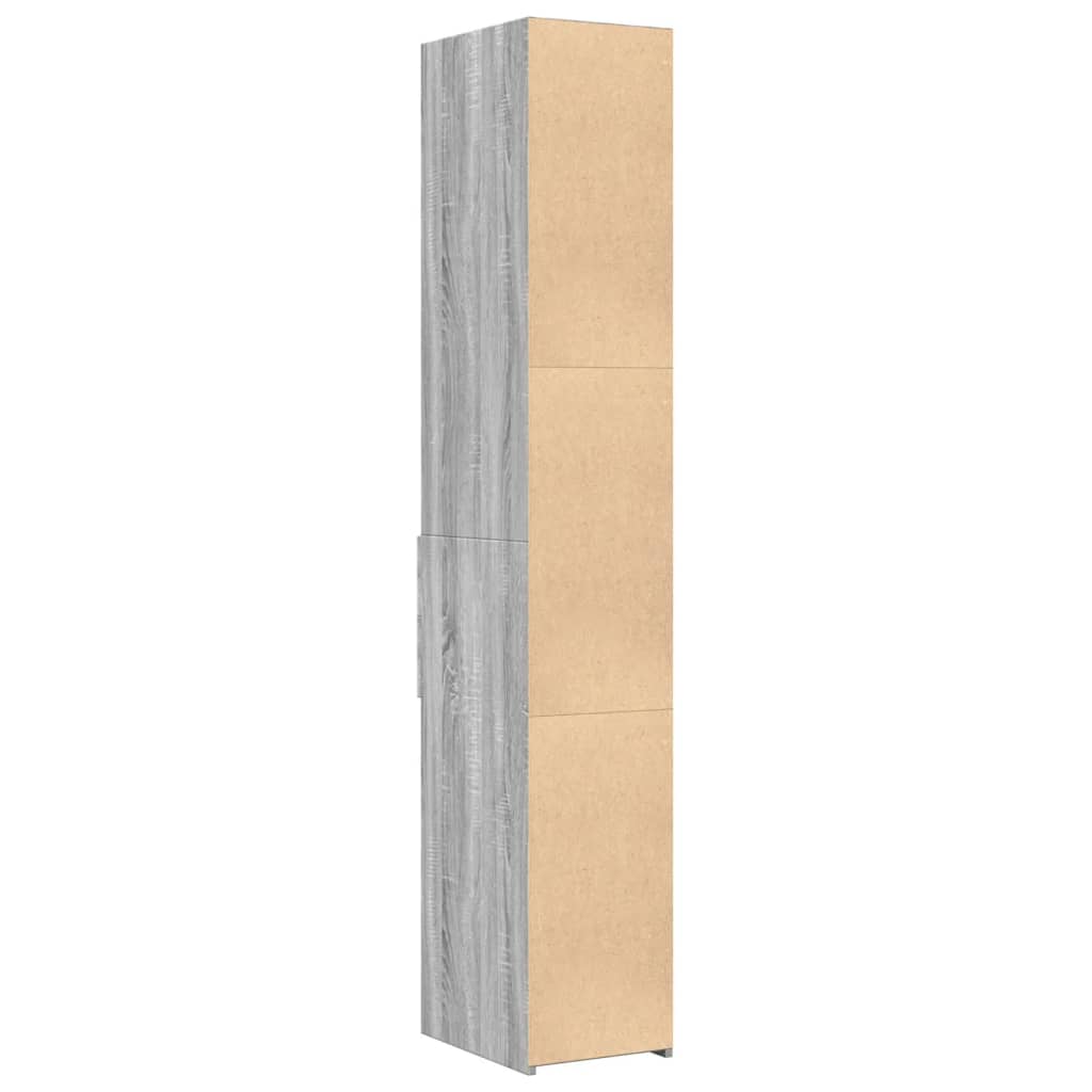 Highboard Grey Sonoma 30x42.5x185 cm Engineered Wood