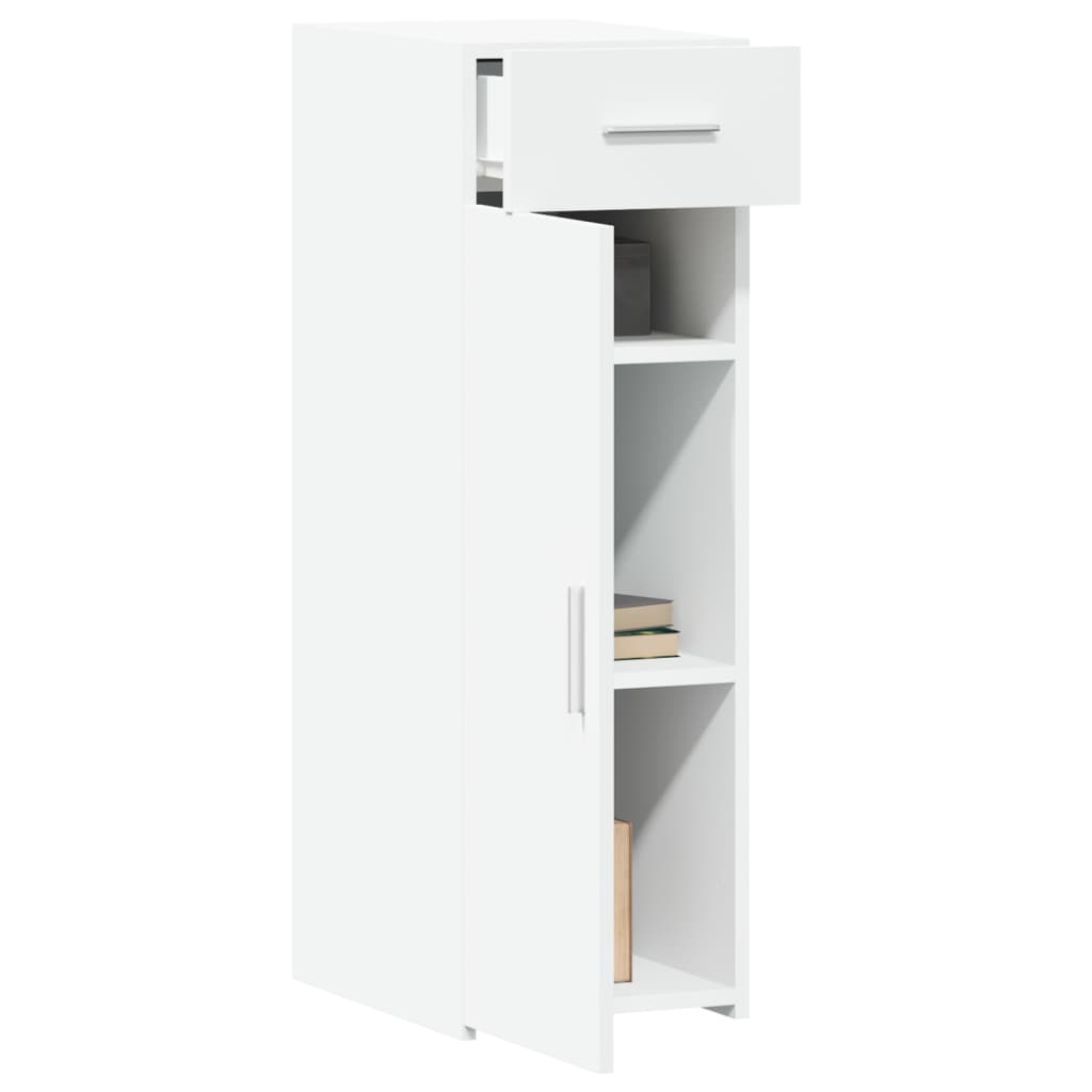 Sideboard White 30x42,5x93 cm Engineered Wood
