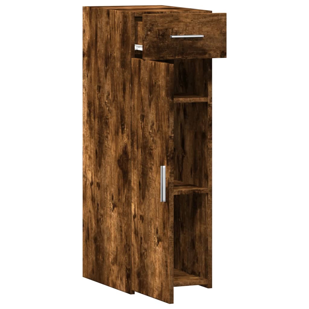 Sideboard Smoked Oak 30x42,5x93 cm Engineered Wood