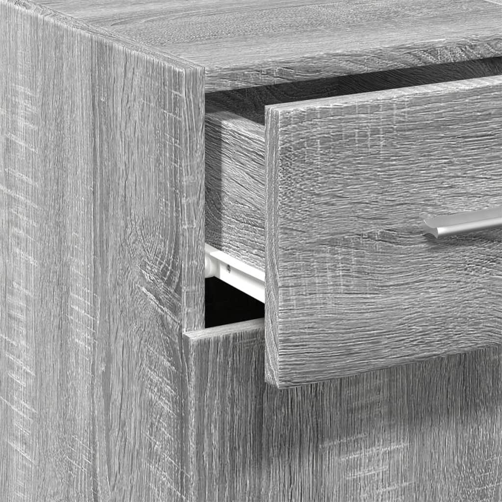 Sideboard Grey Sonoma 30x42,5x93 cm Engineered Wood