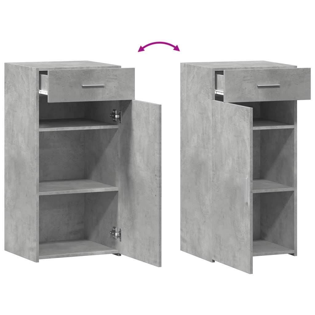 Sideboard Concrete Grey 45x42,5x93 cm Engineered Wood