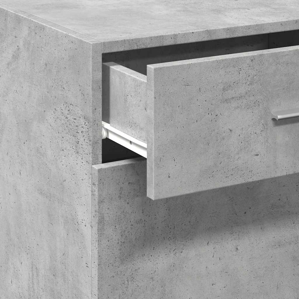 Sideboard Concrete Grey 45x42,5x93 cm Engineered Wood