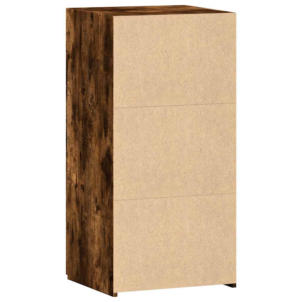 Sideboard Smoked Oak 45x42.5x93 cm Engineered Wood