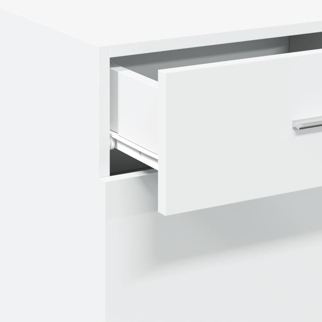 vidaXL Sideboard White 50x42.5x93 cm Engineered Wood