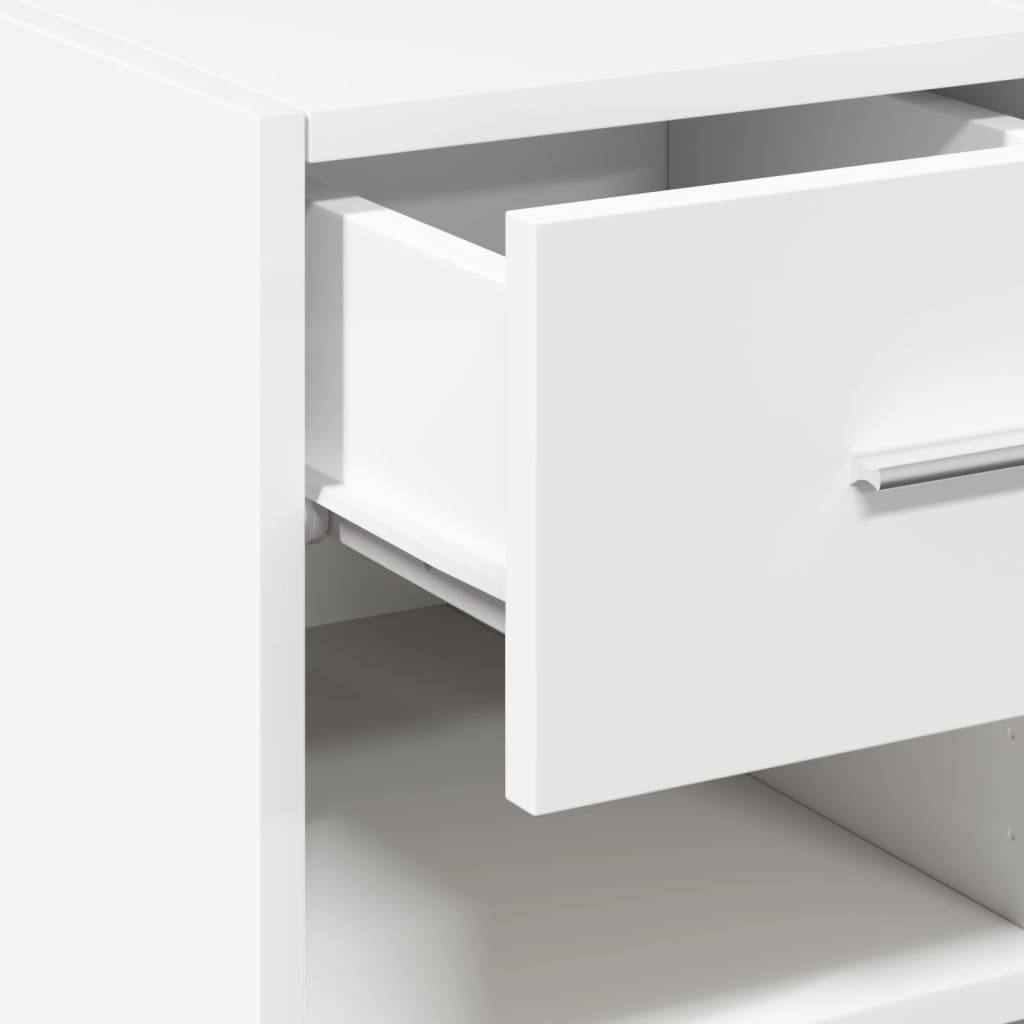 Sideboard White 45x42.5x93 cm Engineered Wood