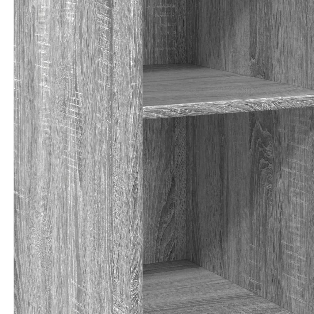 Sideboard Grey Sonoma 30x41x93 cm Engineered Wood