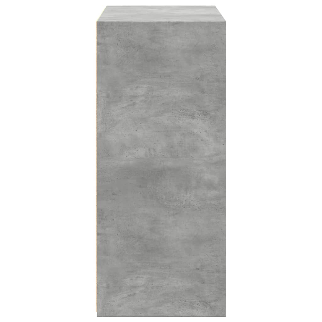 vidaXL Sideboard Concrete Grey 70x41x93 cm Engineered Wood