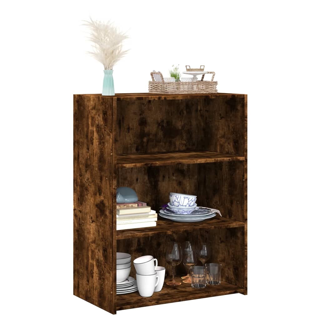 Sideboard Smoked Oak 70x41x93 cm Engineered Wood