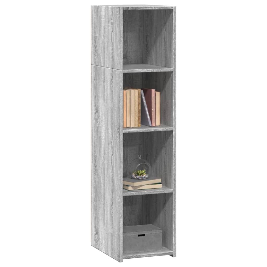 Highboard Grey Sonoma 30x41x124 cm Engineered Wood
