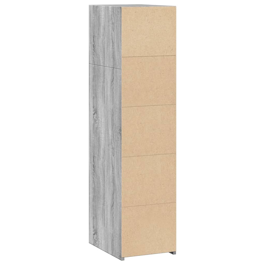 Highboard Grey Sonoma 30x41x124 cm Engineered Wood