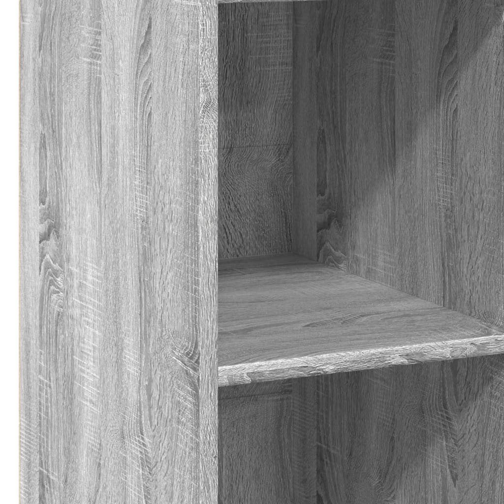 Highboard Grey Sonoma 30x41x124 cm Engineered Wood