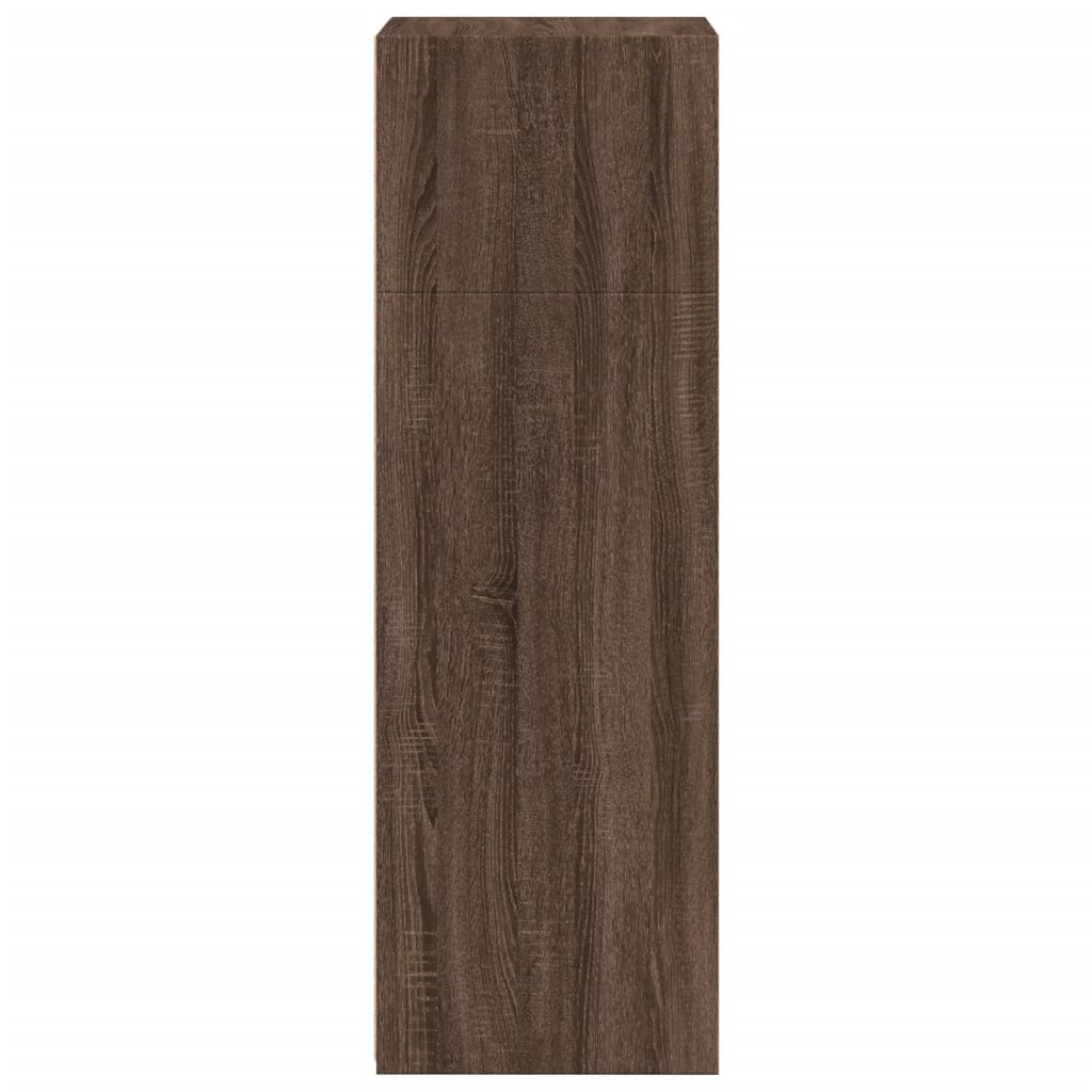 vidaXL Highboard Brown Oak 50x41x124 cm Engineered Wood