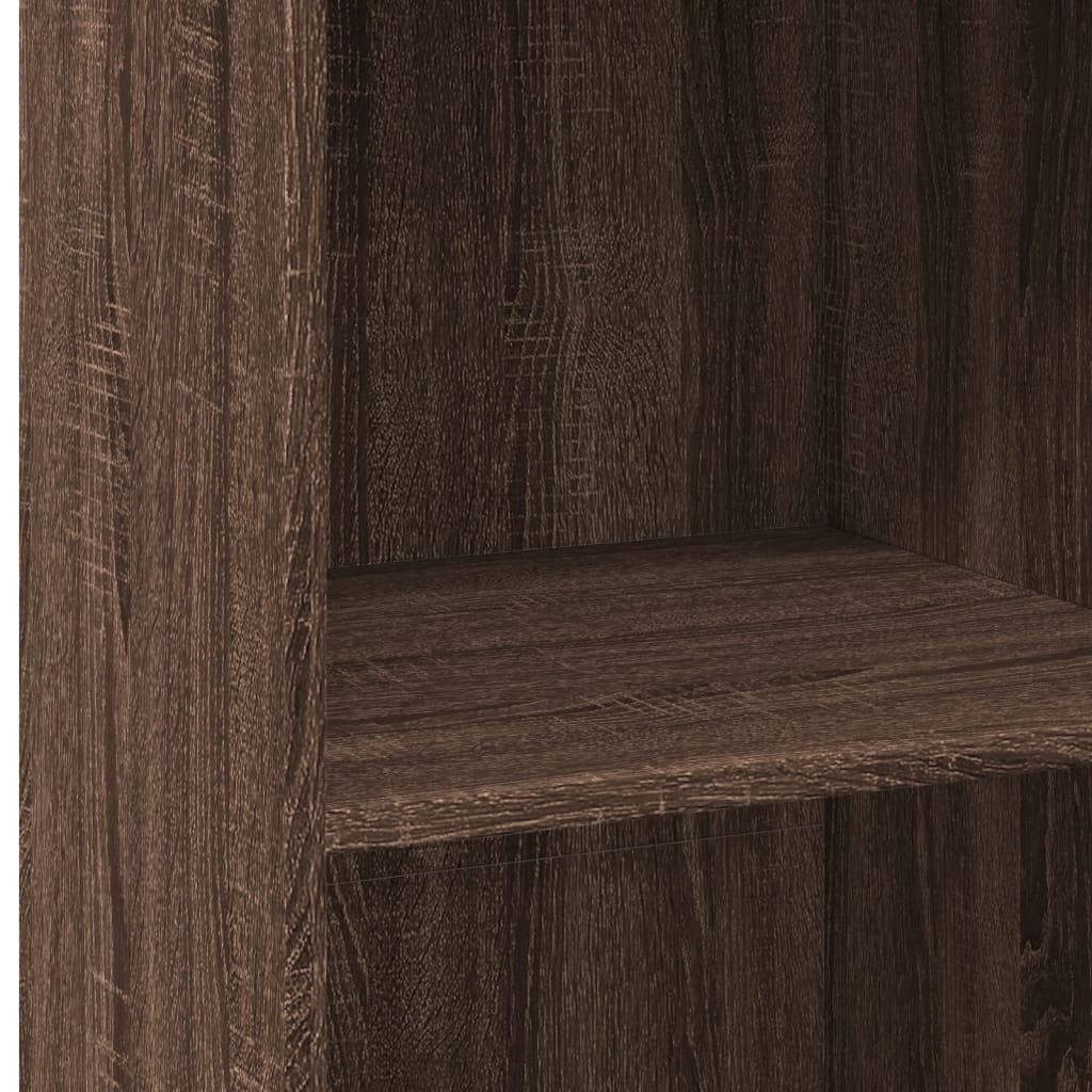 vidaXL Highboard Brown Oak 50x41x124 cm Engineered Wood