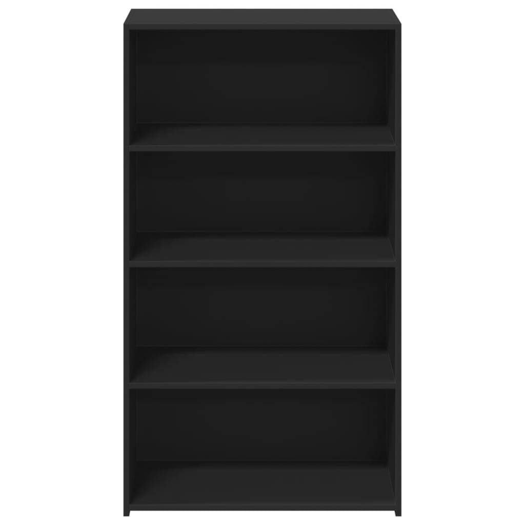 Highboard Black 70x41x124 cm Engineered Wood