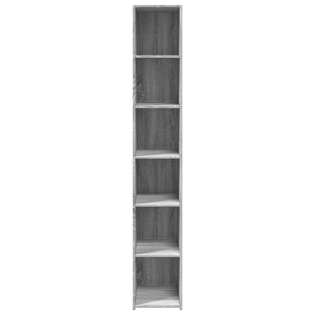 Highboard Grey Sonoma 30x41x185 cm Engineered Wood