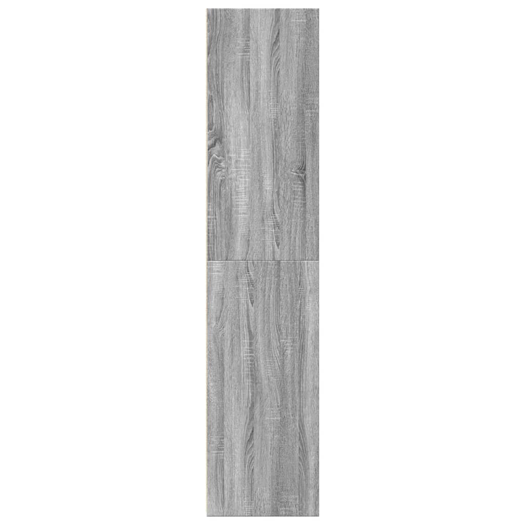 Highboard Grey Sonoma 30x41x185 cm Engineered Wood