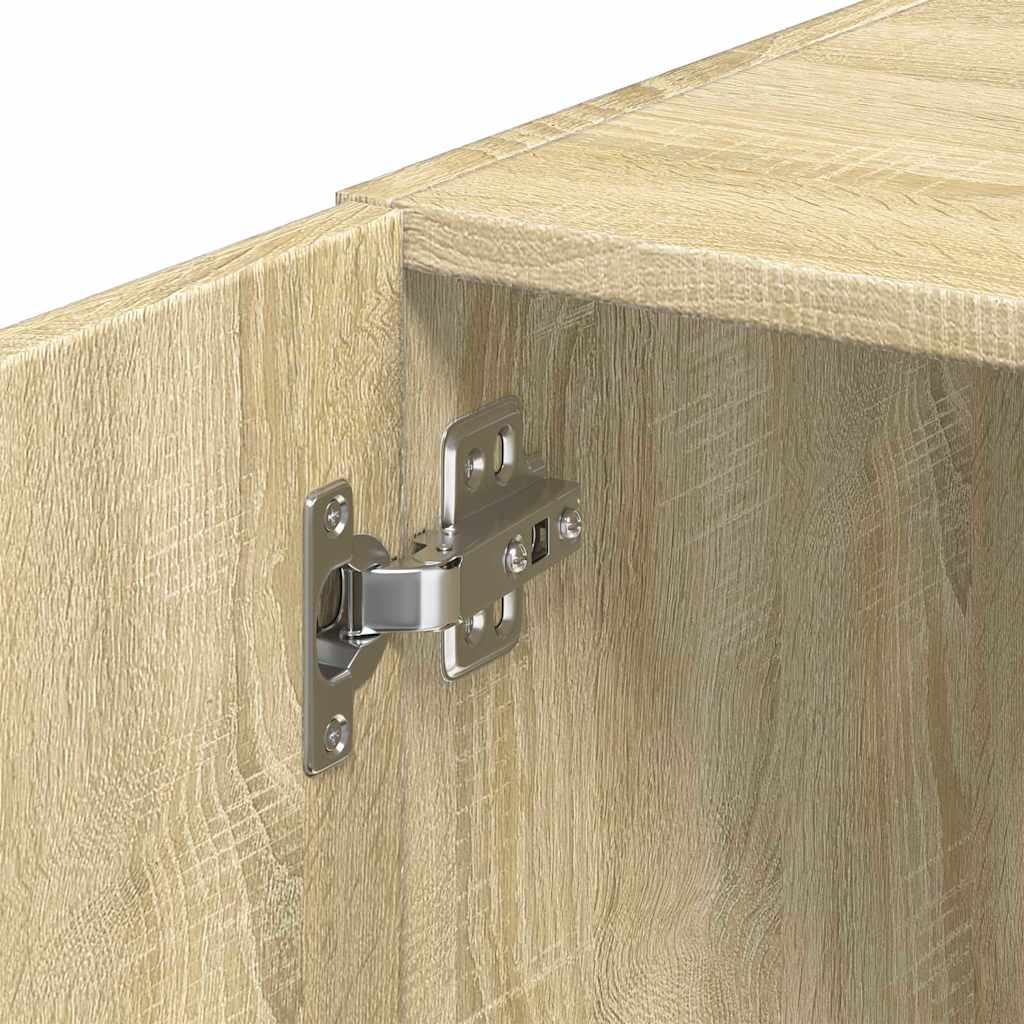 Slim Storage Cabinet Sonoma Oak 30x42,5x225 cm Engineered Wood