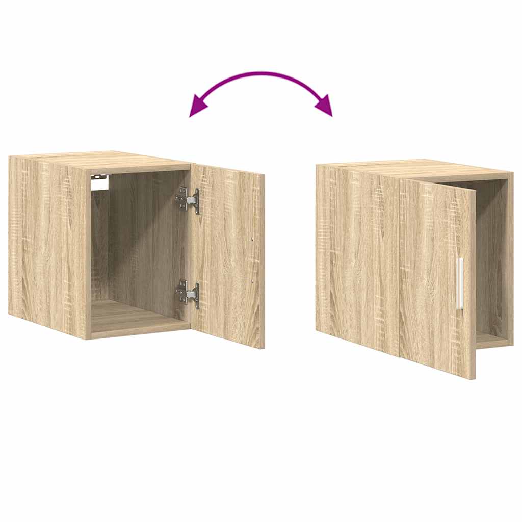 Slim Storage Cabinet Sonoma Oak 30x42.5x225 cm Engineered Wood