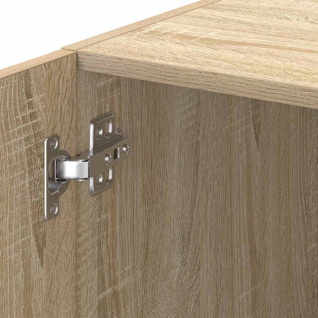 Slim Storage Cabinet Sonoma Oak 30x42,5x225 cm Engineered Wood