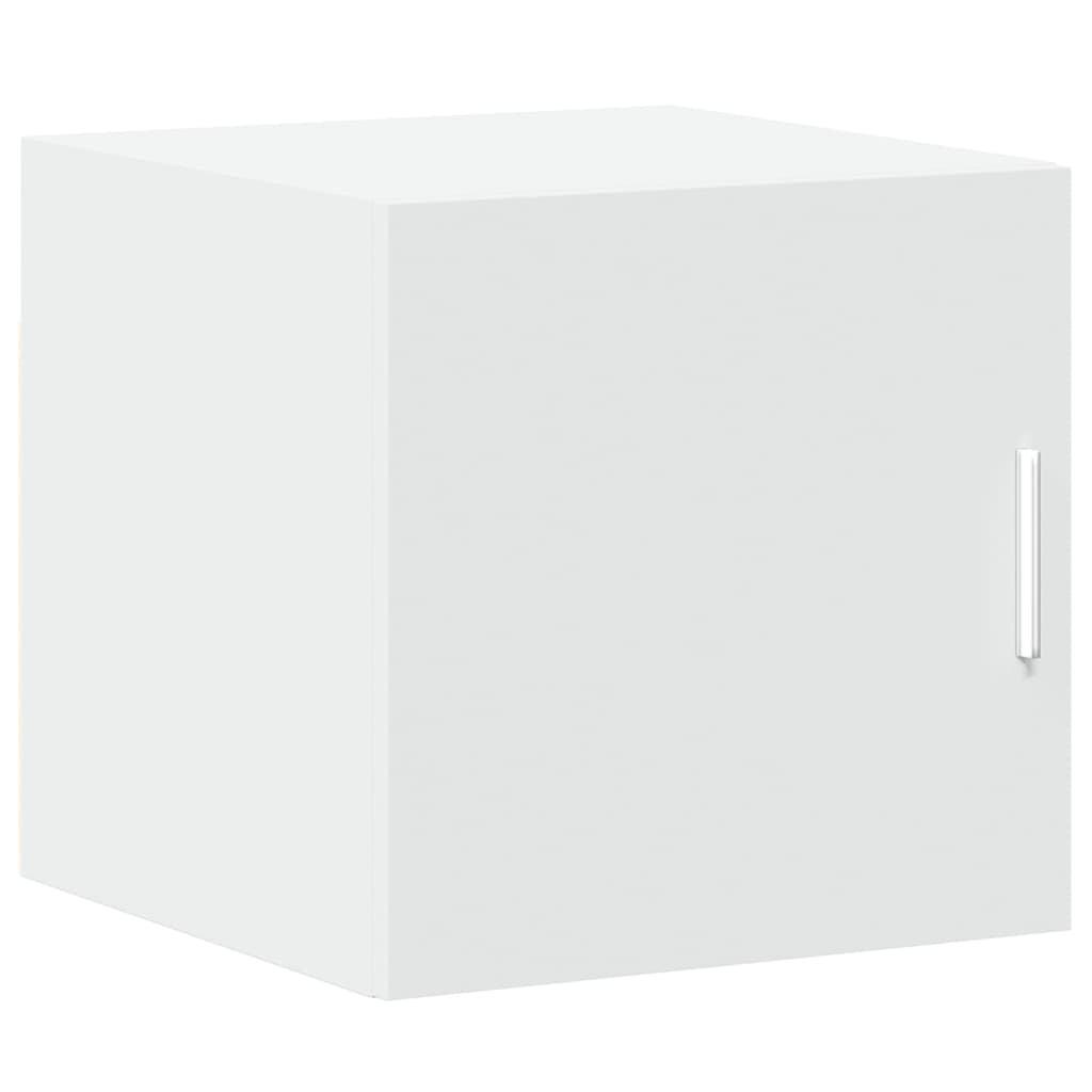 Slim Storage Cabinet White 40x42,5x225 cm Engineered Wood