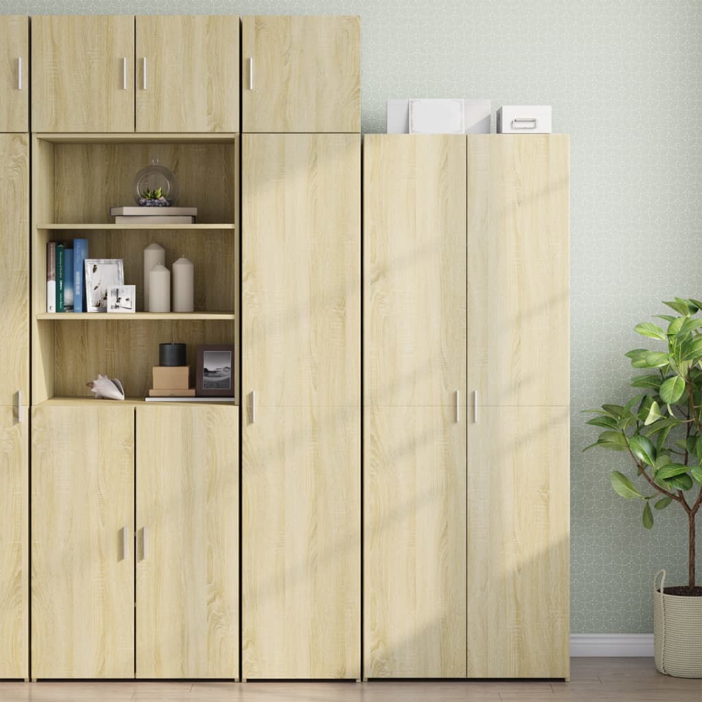 Slim Storage Cabinet Sonoma Oak 40x42,5x225 cm Engineered Wood