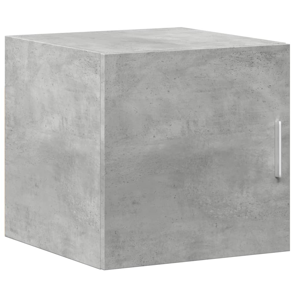 Slim Storage Cabinet Concrete Grey 40x42.5x225 cm