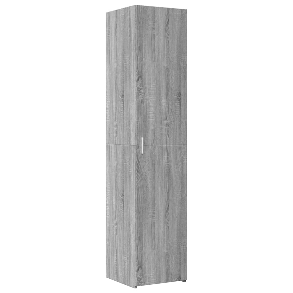 Slim Storage Cabinet Grey Sonoma 40x42,5x225 cm Engineered Wood