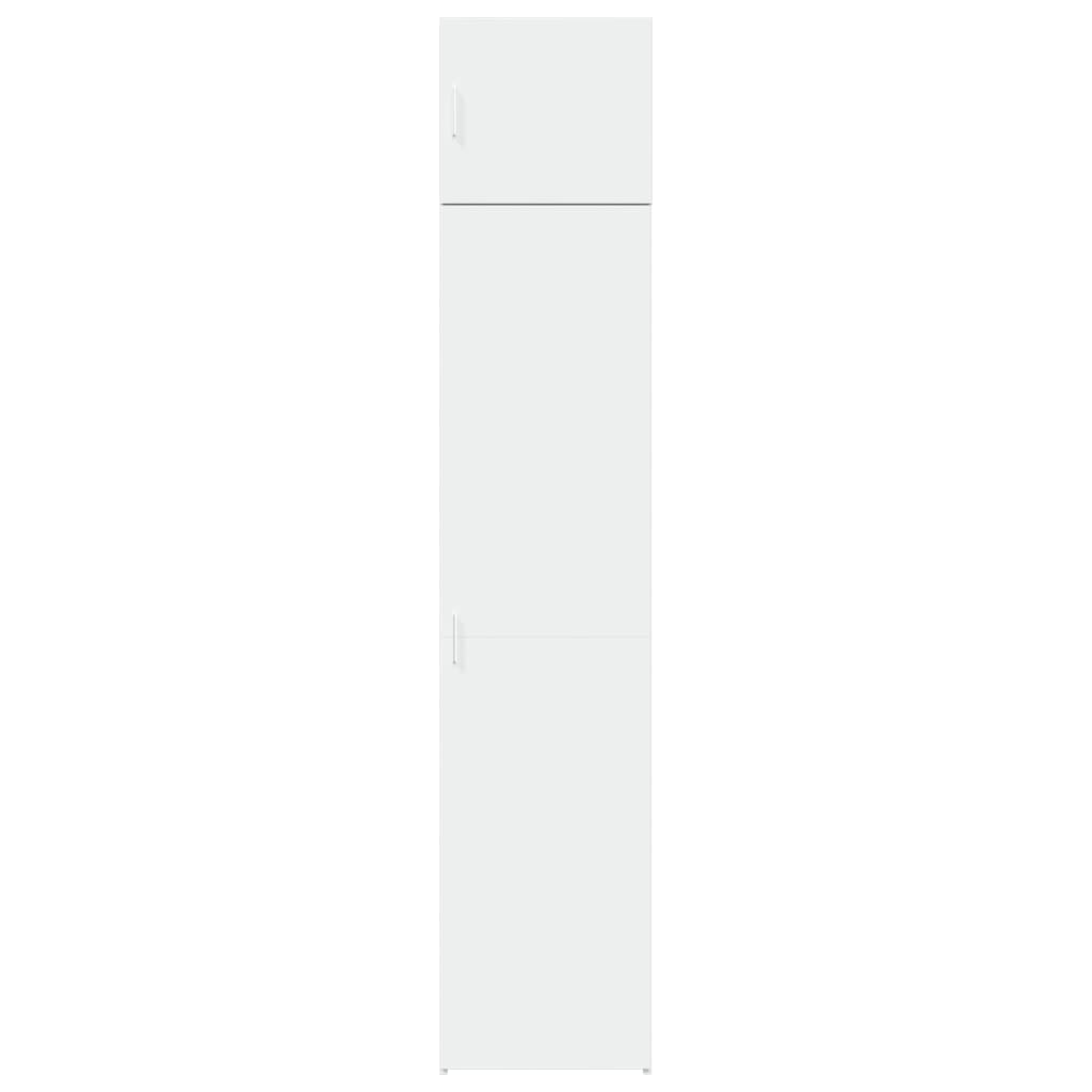 Slim Storage Cabinet White 45x42,5x225 cm Engineered Wood