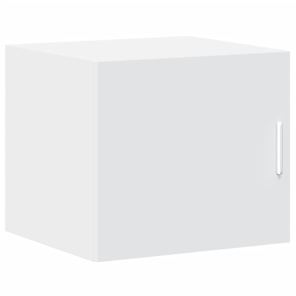 Slim Storage Cabinet White 45x42,5x225 cm Engineered Wood
