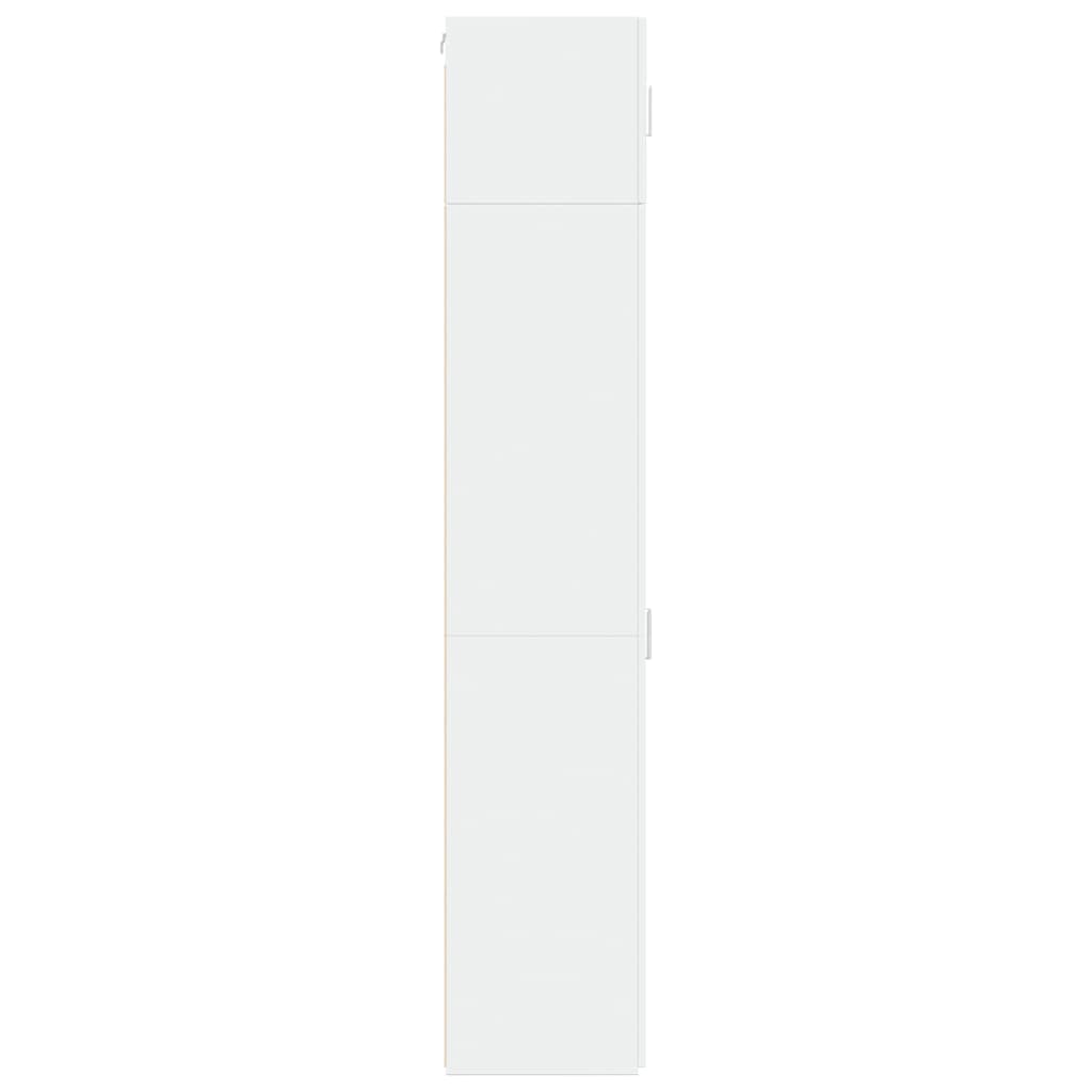 Slim Storage Cabinet White 45x42,5x225 cm Engineered Wood
