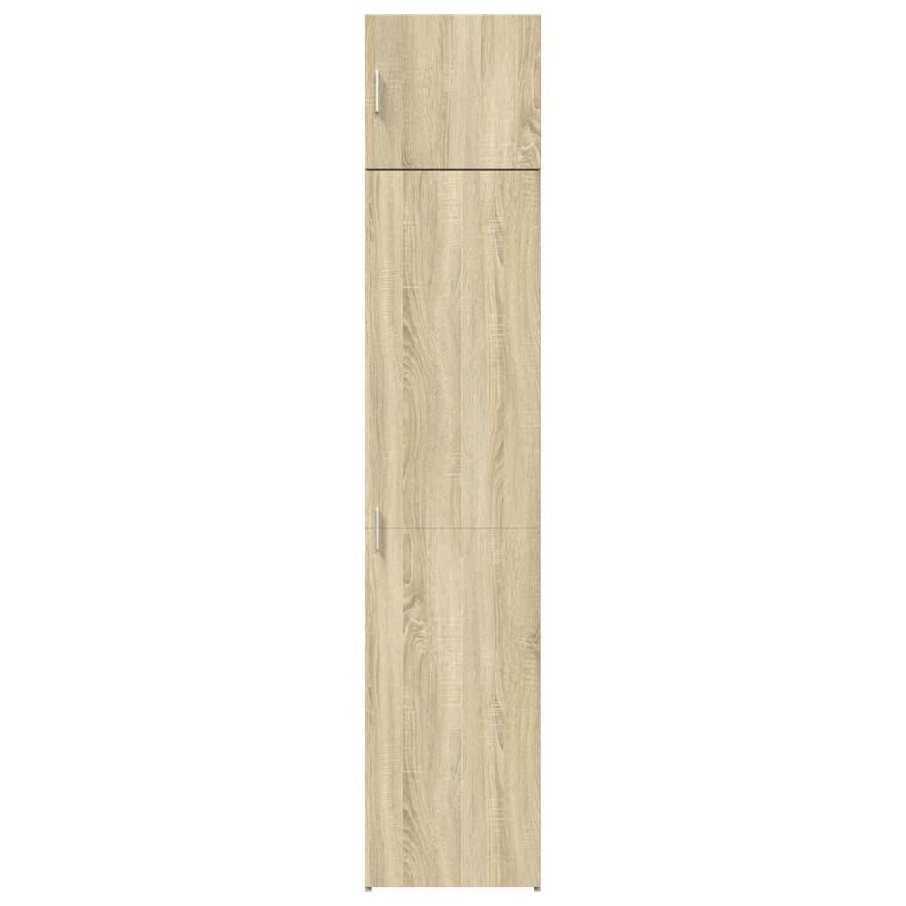 Slim Storage Cabinet Sonoma Oak 45x42,5x225 cm Engineered Wood