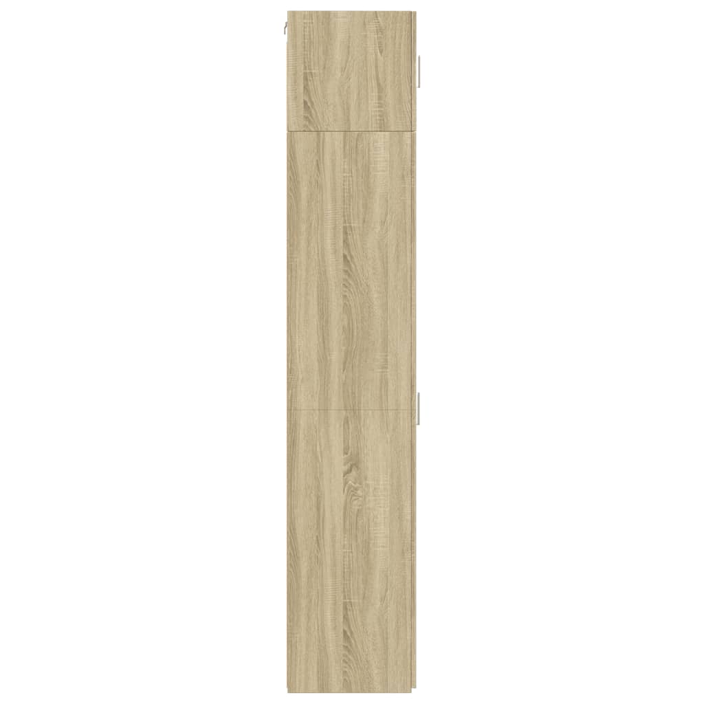 Slim Storage Cabinet Sonoma Oak 45x42,5x225 cm Engineered Wood