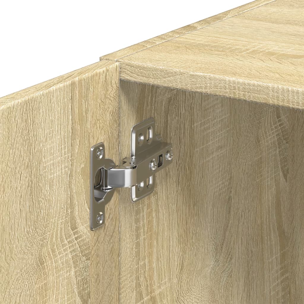Slim Storage Cabinet Sonoma Oak 45x42,5x225 cm Engineered Wood