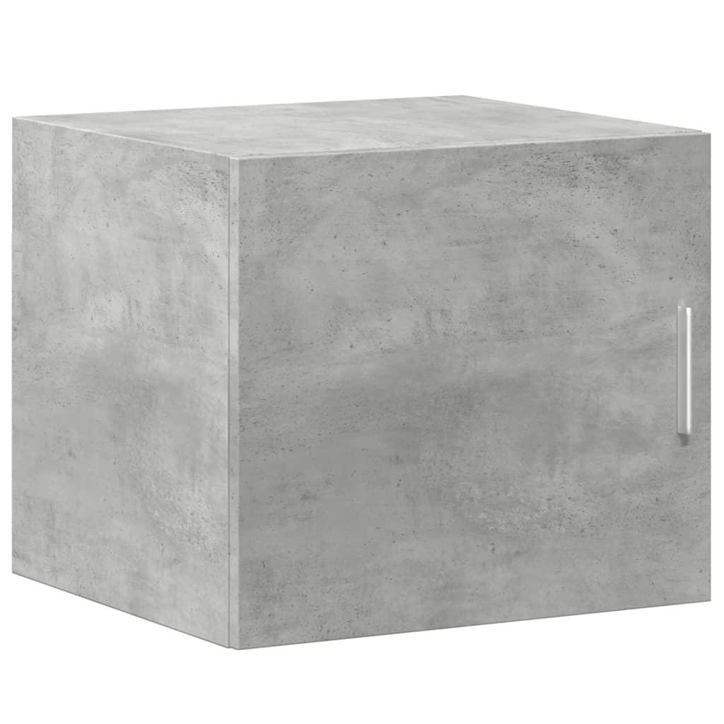 Slim Storage Cabinet Concrete Grey 45x42.5x225 cm